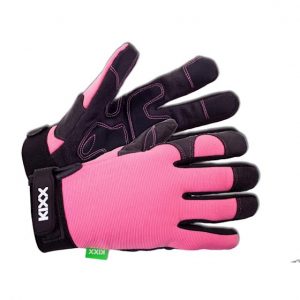 Kixx Tuinhandschoen Rocky maat 8 Roze/Zwart